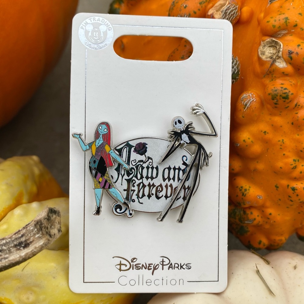Disney Parks Nightmare Before Christmas Jack and Sally Pin